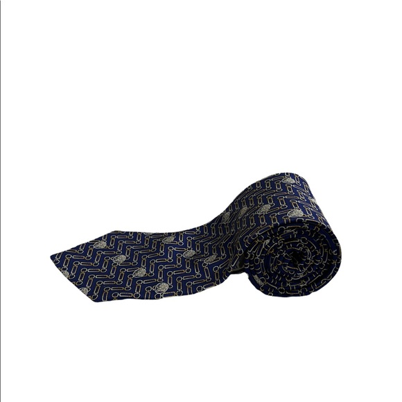 Gianni Versace Mens Medusa Print Neck Tie